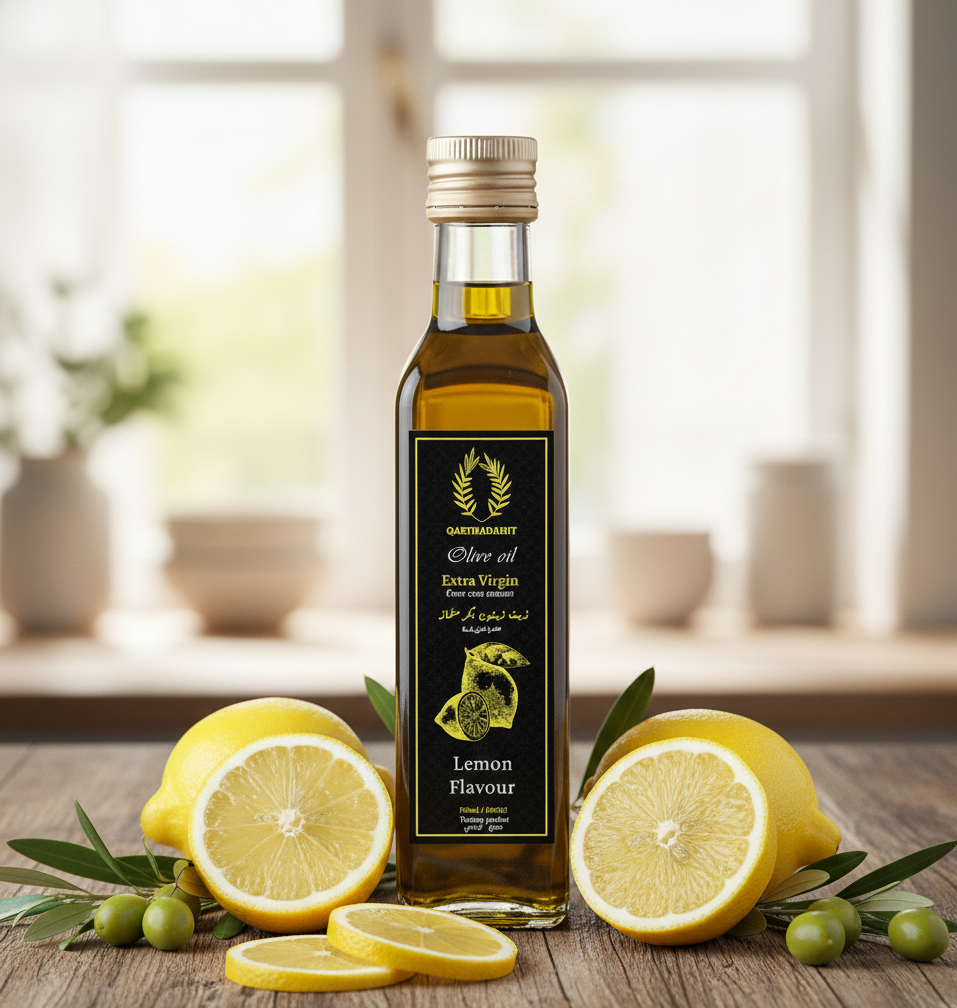 Extra Virgin Olive Oil – Lemon Flavor
